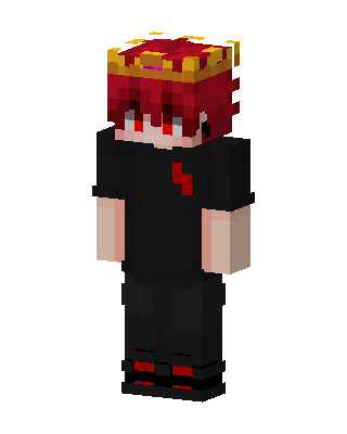 Crimson Crowned Boy skin, 3D preview