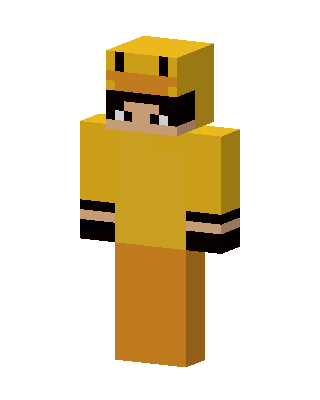 Gold Player Boy skin, 3D preview