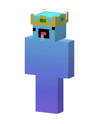 Crowned Slime skin, 3D preview