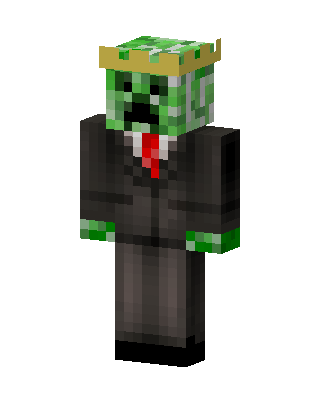 Creeper King Minecraft skin
