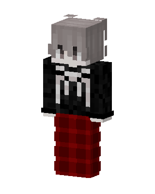 Plaid Skirt Goth skin, 3D preview