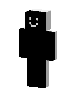 Black Villain Minecraft mob skin