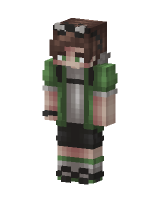 Goggles Hoodie Kid skin, 3D preview
