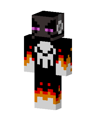 Black Fighter Boy skin, 3D preview