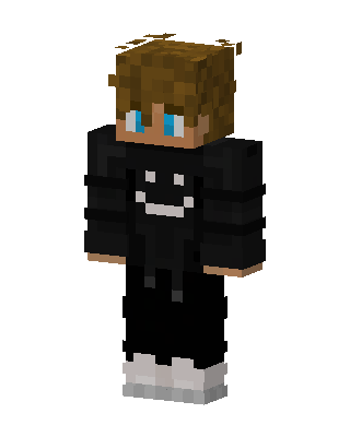 Smiley Hoodie Boy skin, 3D preview