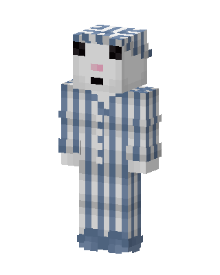 Pajama Bunny skin, 3D preview