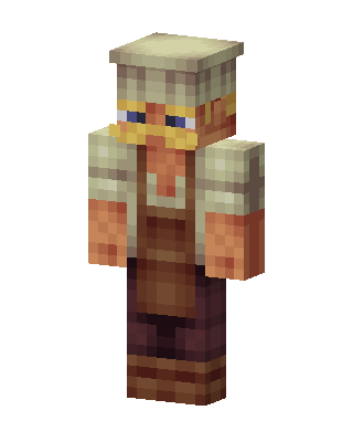 Village Baker skin, 3D preview