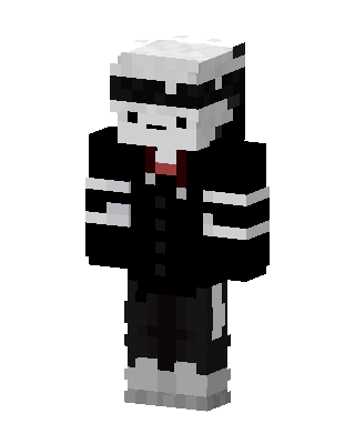 Black Emo Boy Minecraft goth skin