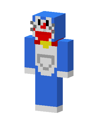 Doraemon skin, 3D preview