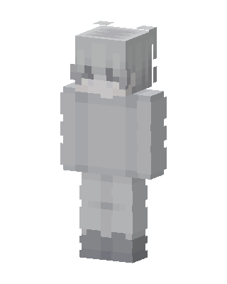 Monochrome Hoodie skin, 3D preview