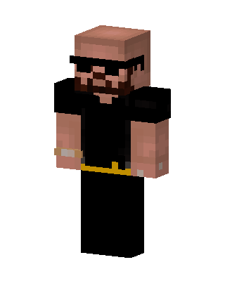 Sunglasses Biker Minecraft skin