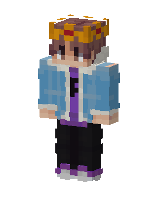 Crowned Blue Jacket skin, 3D preview