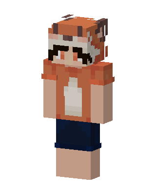 Orange Animal Boy Minecraft skin