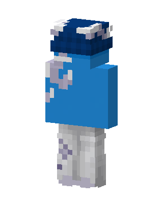Blue Player Minecraft blue skin
