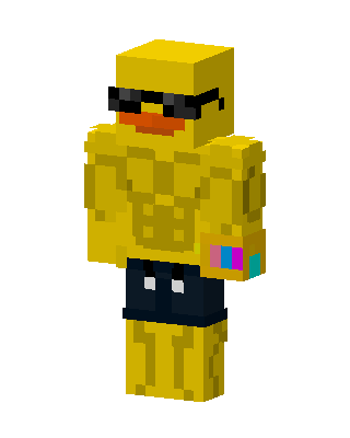 Gold Costume Boy skin, 3D preview