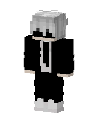 Black Player Boy skin, 3D preview