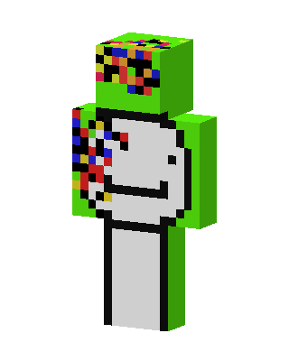 Dream Confetti Minecraft Dream skin