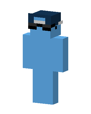 Blue Cap Shades skin, 3D preview