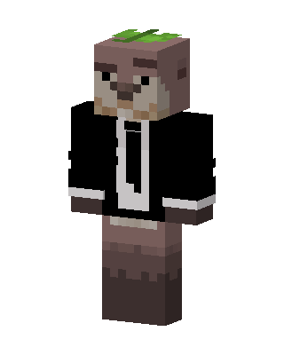 Black Suit Boy skin, 3D preview