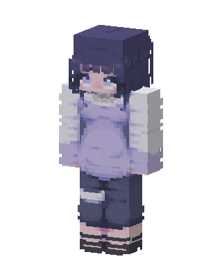 Hinata Hyuga skin, 3D preview