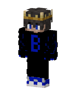 Blue B King skin, 3D preview