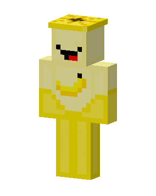 Banana Buddy skin, 3D preview