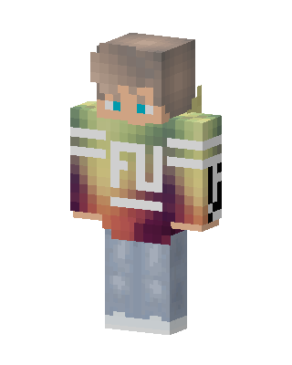 Sunset Jersey Boy skin, 3D preview