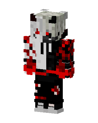 White Fighter skin, 3D preview