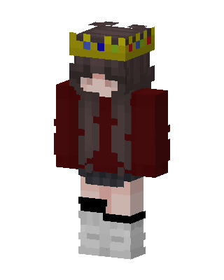 Brown Queen skin, 3D preview