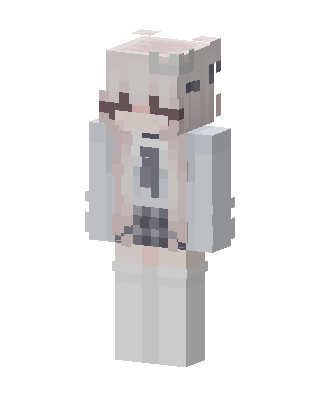 Pastel Bear Girl skin, 3D preview