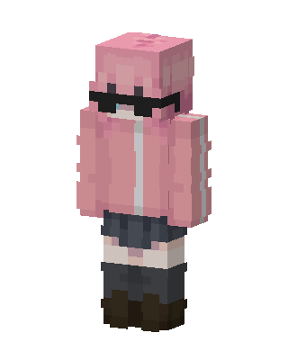 Pink Hoodie Girl Minecraft skin