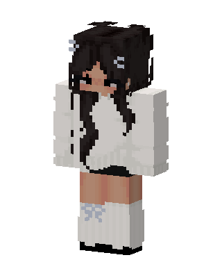 Cozy Bow Girl Minecraft skin