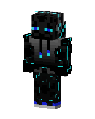Neon Shadow skin, 3D preview