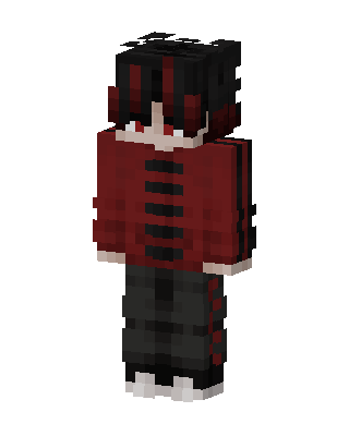 Crimson Emo skin, 3D preview
