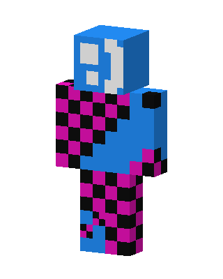 Glitch Checker skin, 3D preview