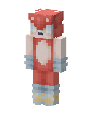 Red Fox Kigurumi skin, 3D preview
