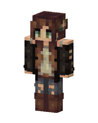 Brown Player Girl Minecraft skin