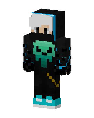 Neon Alien Hoodie Minecraft skin