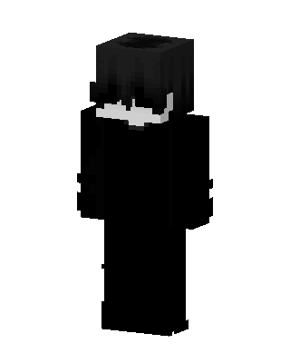 Black Villain Boy skin, 3D preview