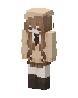 Cozy Beret Girl skin, 3D preview
