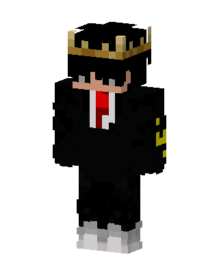 Black King Minecraft black skin