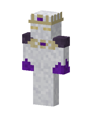 White Royal Minecraft skin