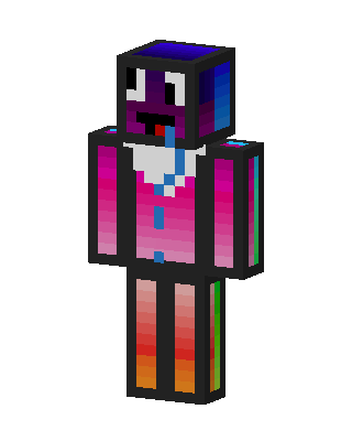 Rainbow Drool skin, 3D preview