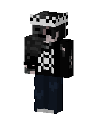 Black Player Boy skin, 3D preview