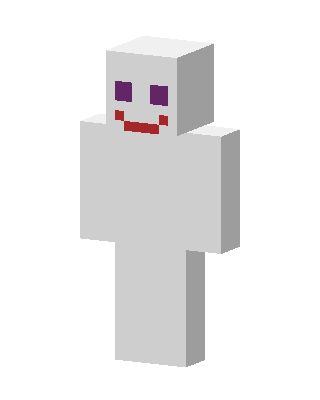 Creepy Smiler skin, 3D preview