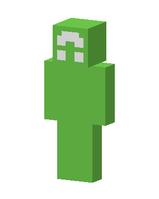 Green Blob Minecraft creeper skin