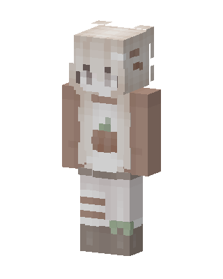 White Cutie skin, 3D preview