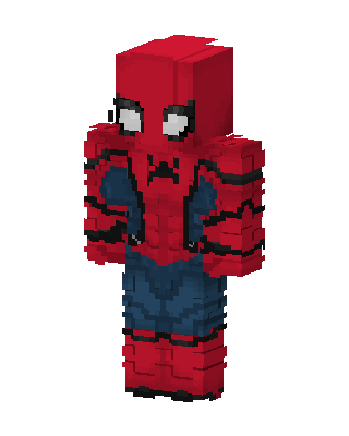 Spider-Man skin, 3D preview