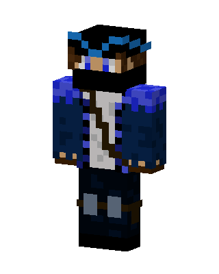 Blue Bandit Minecraft skin
