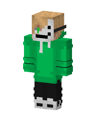 Green Hoodie Boy Minecraft green skin